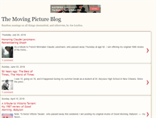 Tablet Screenshot of movingpictureblog.com